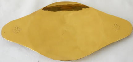 Brass Communion Plate.